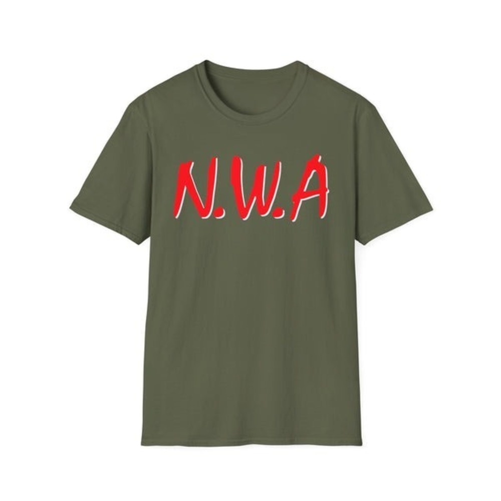 Retro Hip Hop Vinyl Tee  NWA Straight